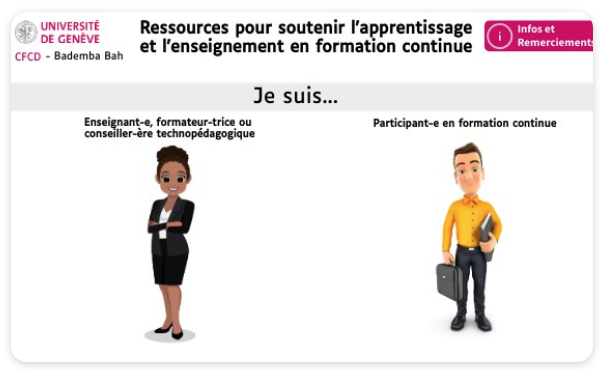 Ressources pour soutenir l'apprentissage et l'enseignement en formation continue
